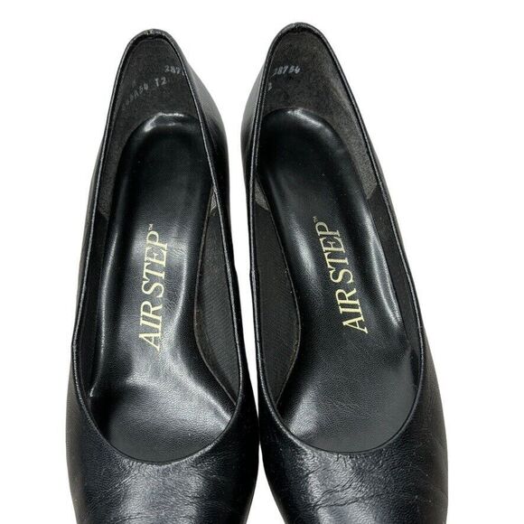 Air Step Vintage "UNION MADE AFL-CIO CLC" seal Black Heel Womens Size 7.5 Wide - Picture 7 of 12